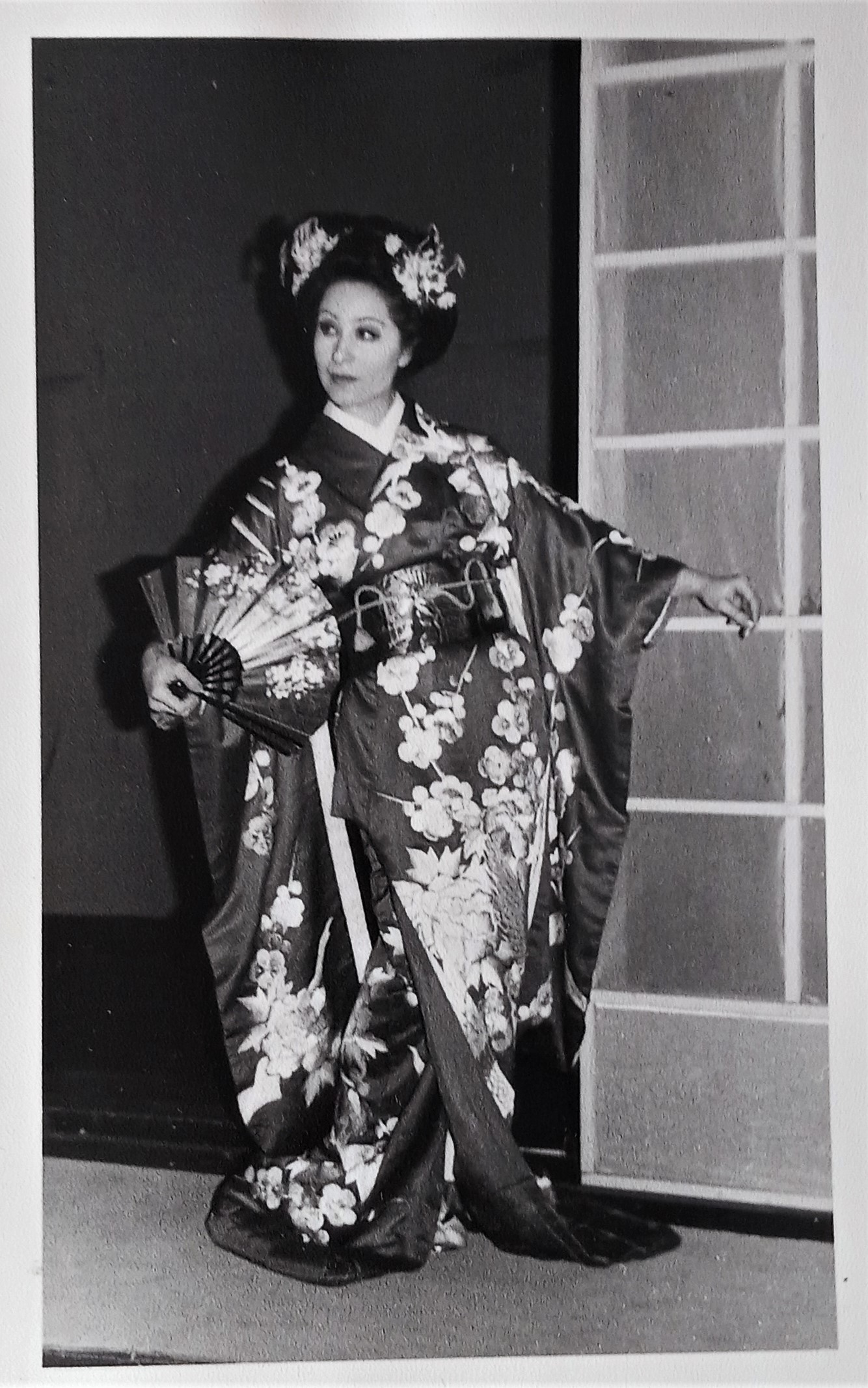 Patricia Vásquez y su representación en la ópera "Madama Butterfly". Archivo personal de la intérprete. Fecha indeterminada.
