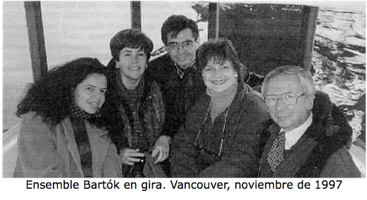 Ensemble Bartok Chile en Canadá, 1997