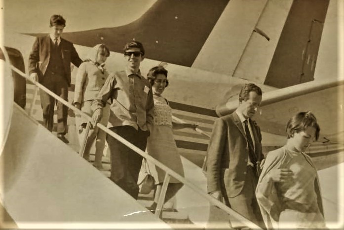 Aeropuerto Los Cerrillos - Regreso de la Gira por la Unión Soviética en el año 1966