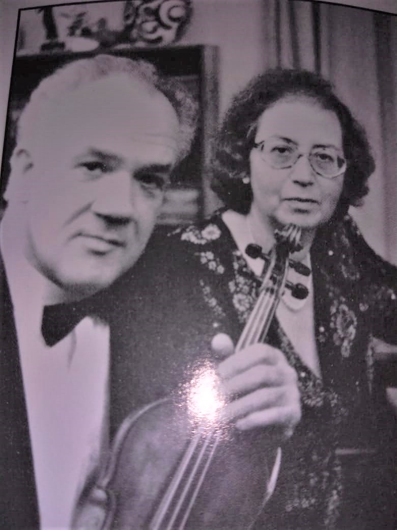 Frida Conn y Fernando Ansaldi 1980
